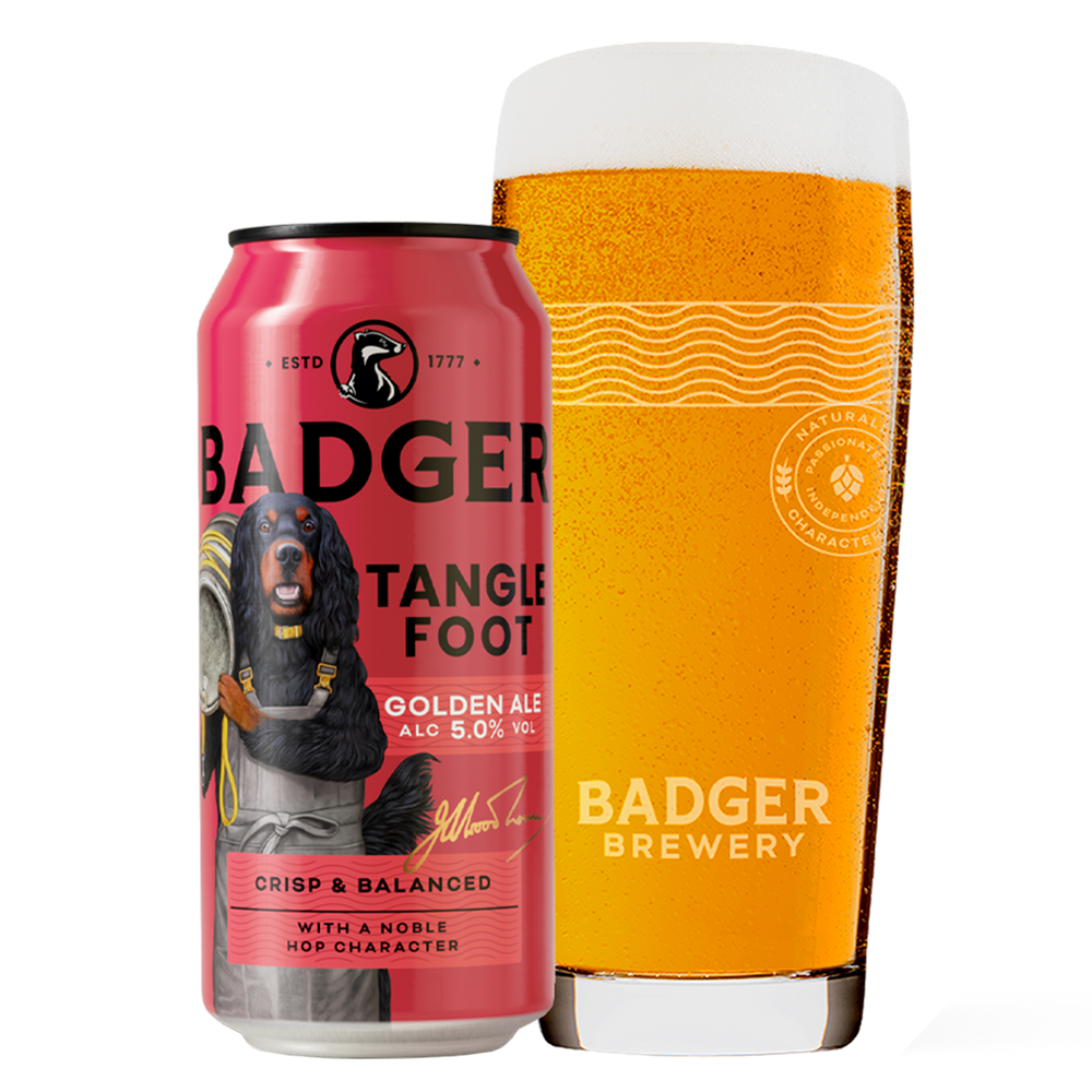 Badger Pint Glass