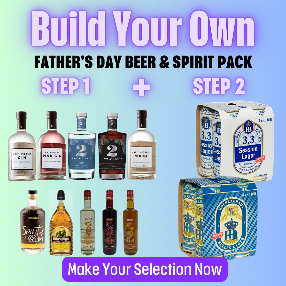 Build Your Own Father's Day Beer & Spirit Pack