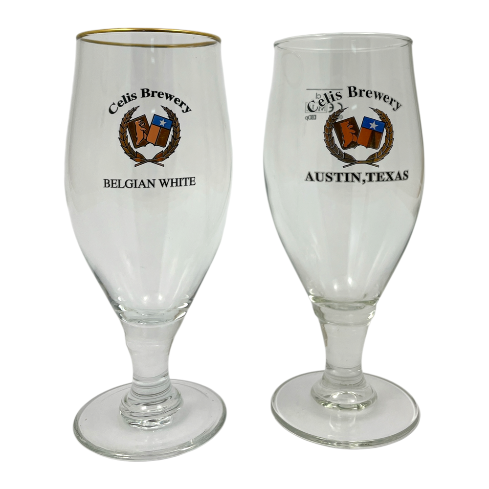 Celis Brewery Beer Glasses