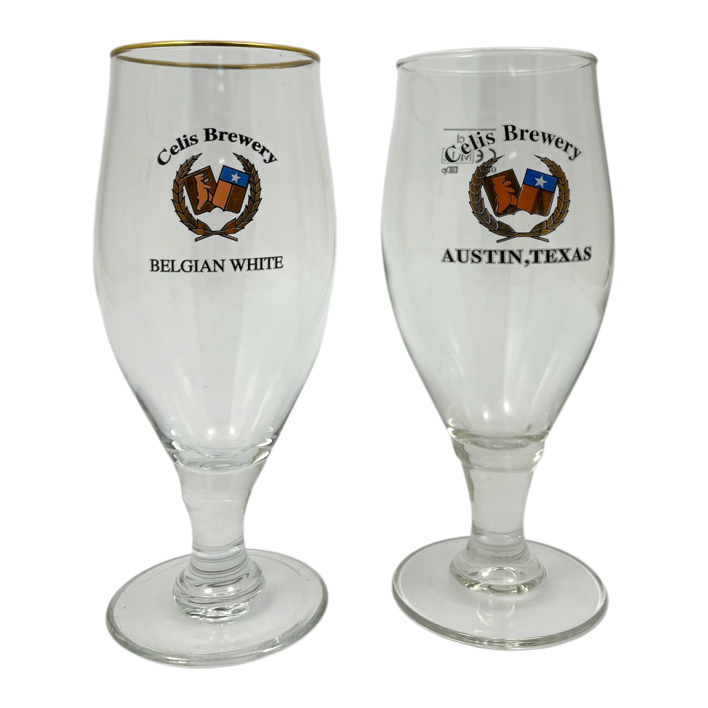 Celis Brewery Beer Glasses