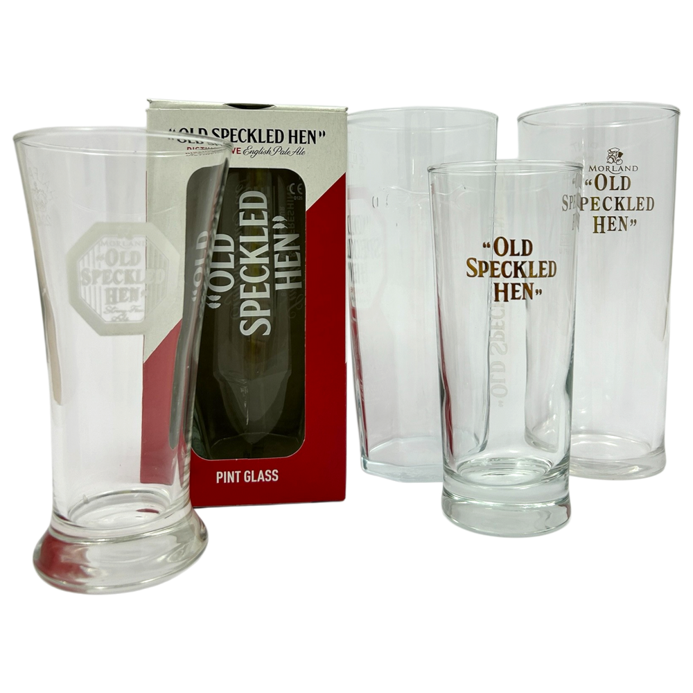 Old Speckled Hen Beer Glasses