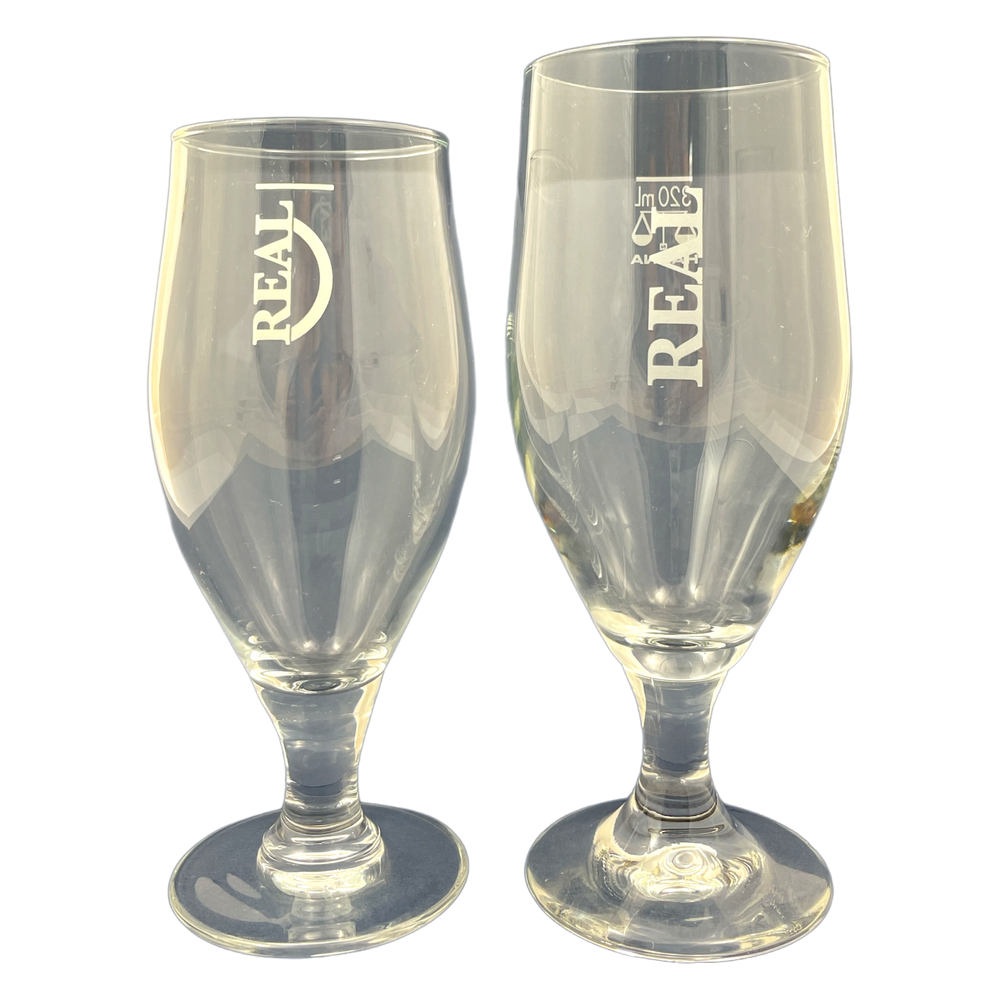 Real Belgian Pils Glasses