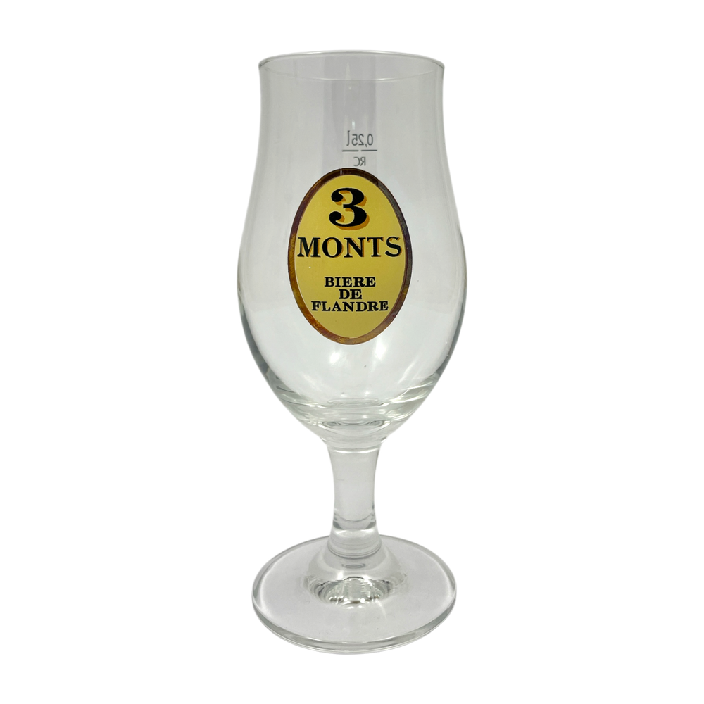 Trois Monts Beer Glass